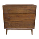 Mid-Century Mango Wood 3-Drawer Chest