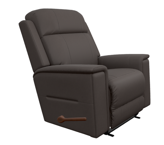 LAZBOY Ace Leather Recliner / Slate