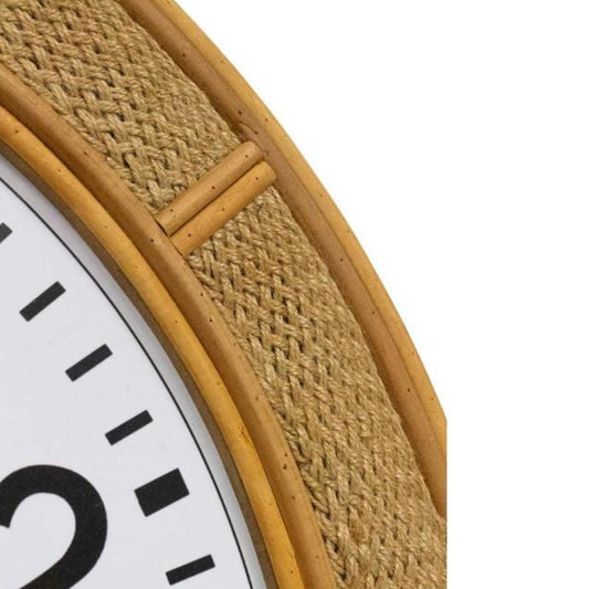 Woven Frame Wall Clock IV144