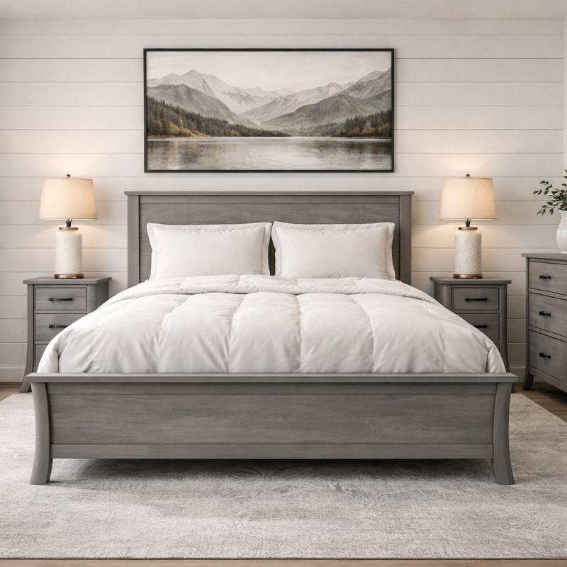 Cirey Paris Queen Platform Bed / Cape Cod