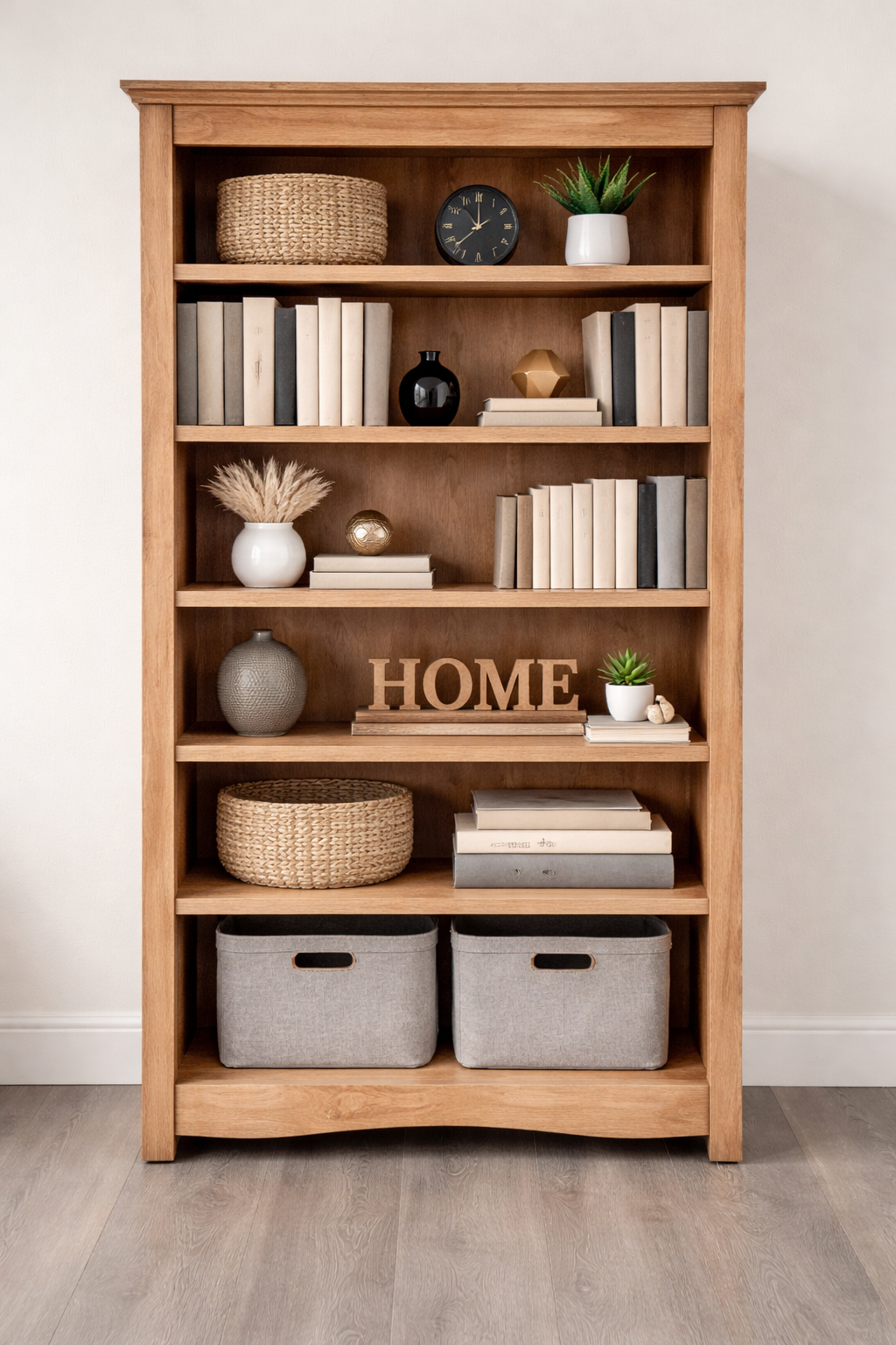 CIREY 6' Zen Maple Bookcase