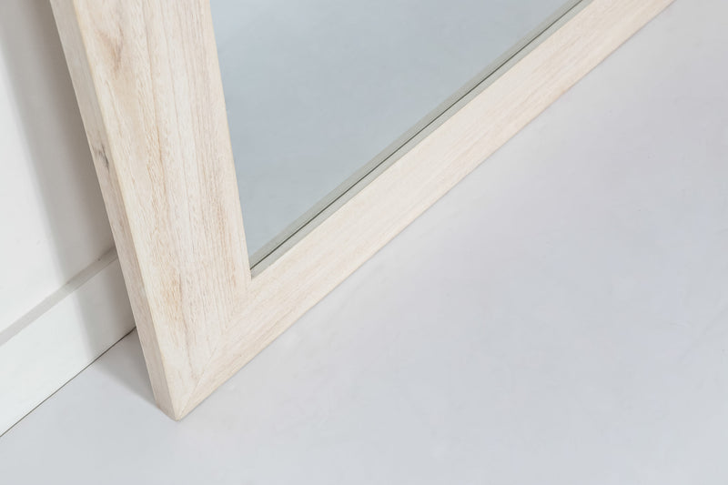 Style in Form Bohemian Floor Bristol Mirror – Light Oak