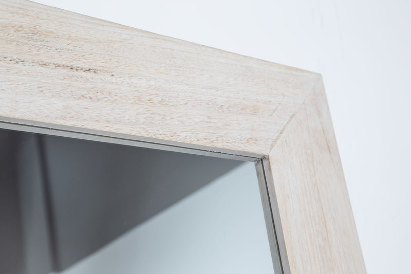 Style in Form Bohemian Floor Bristol Mirror – Light Oak