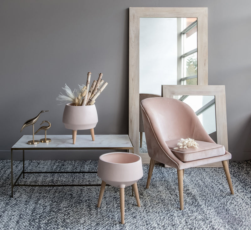 Style in Form Bohemian Floor Bristol Mirror – Light Oak