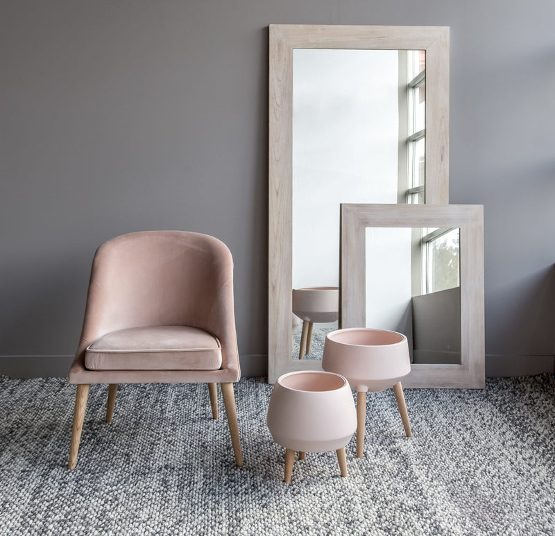 Style in Form Bohemian Floor Bristol Mirror – Light Oak