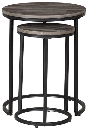 Ashley Furniture - Briarsboro Accent Table (Set of 2) -Gray washed finish