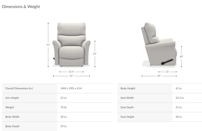 LA-Z-BOY Rowan Rocking Recliner / Oyster