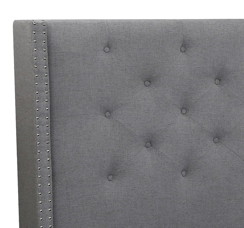 Husky  Megan Grey Platform Bed