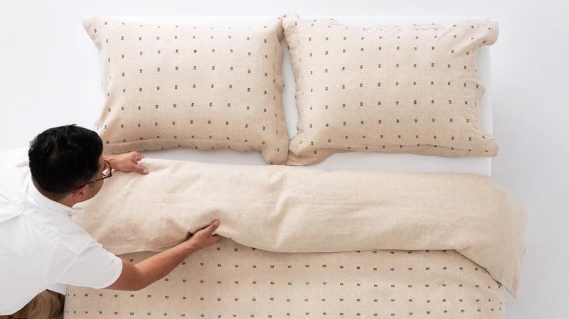 EQ3 TIDE DUVET COVER SET - Queen