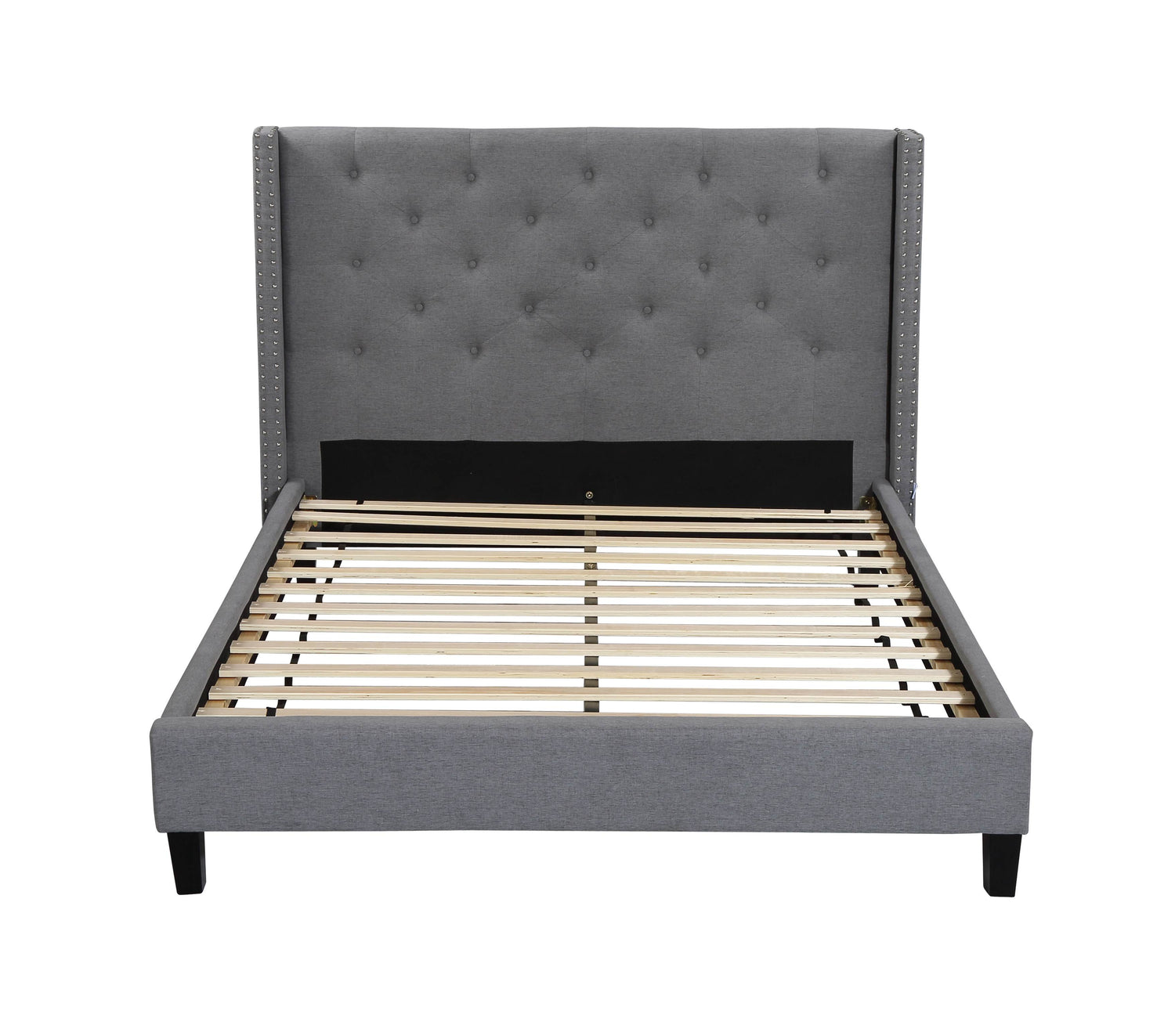 Husky  Megan Grey Platform Bed