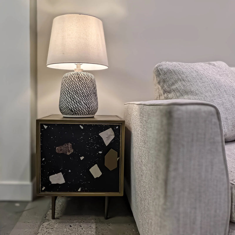 LH Imports SKYE SWIRL LAMP