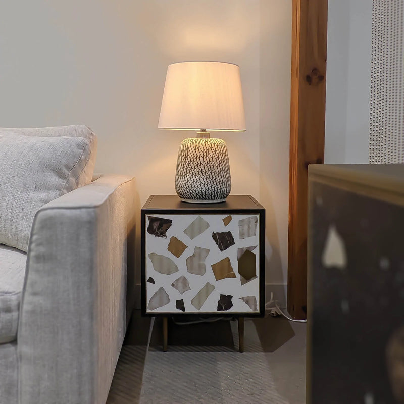 LH Imports SKYE SWIRL LAMP