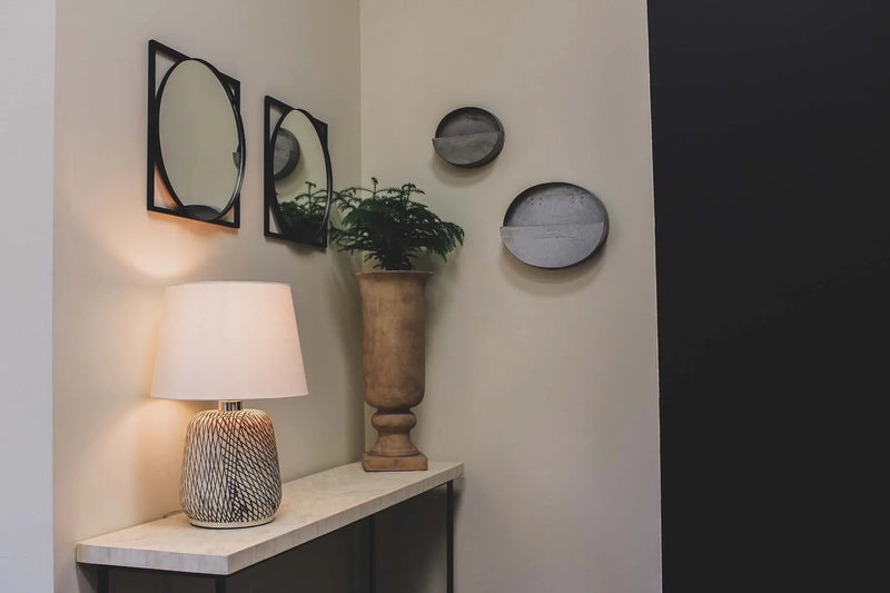 LH Imports SKYE SWIRL LAMP