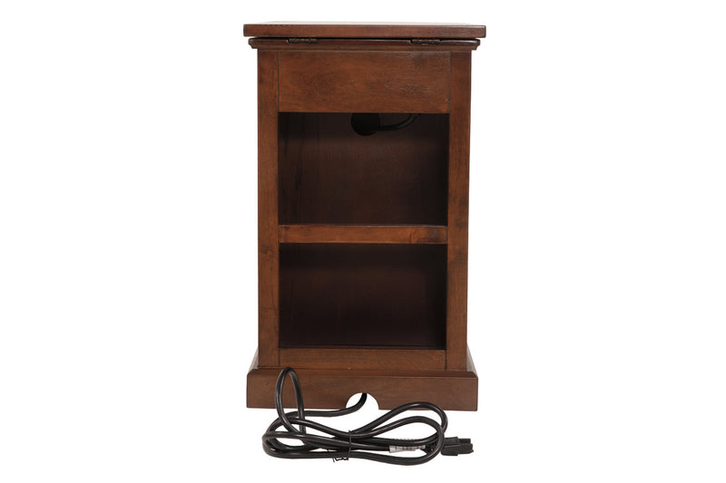Ashley Furniture - Laflorn Chairside End Table with USB Ports & Outlets