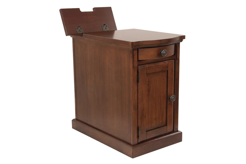 Ashley Furniture - Laflorn Chairside End Table with USB Ports & Outlets
