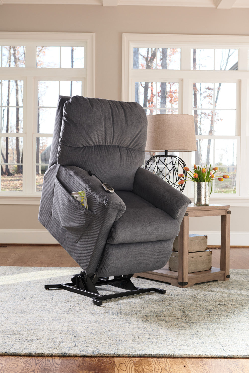 Miller bronze sale power lift recliner