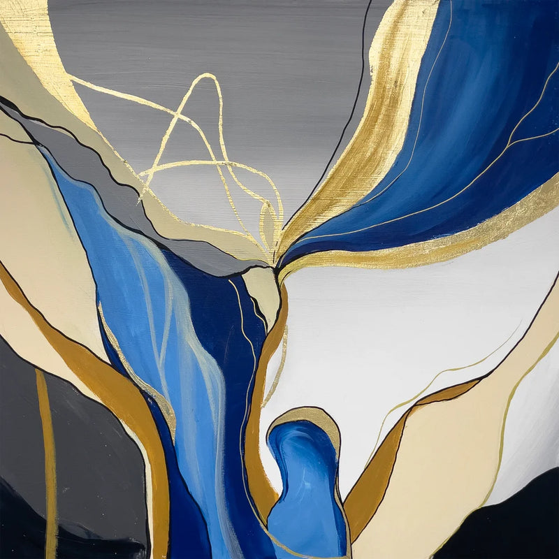 Canvas Candy Blue Beauty Wall Art